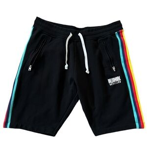 Billionaire Boys Club Black Cotton Sweat Shorts Streetwear Pharrell XL